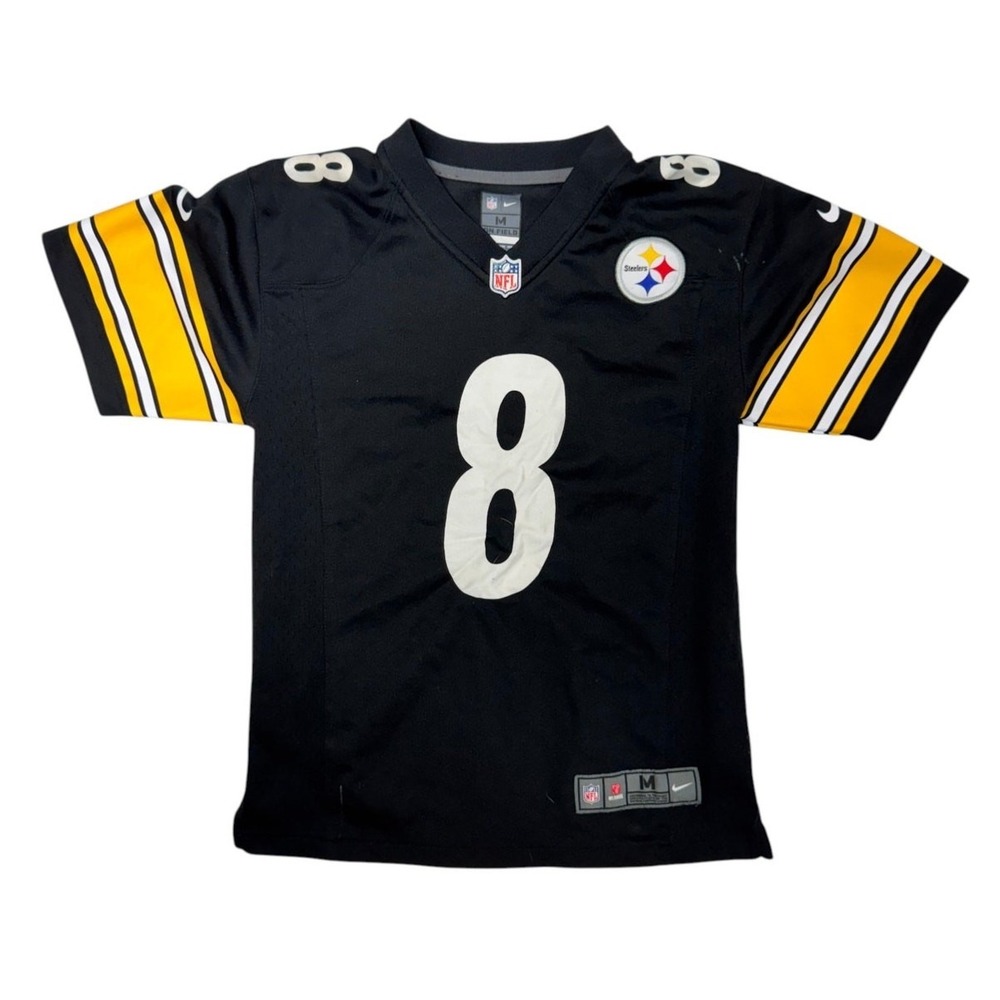 Nike Pittsburgh Steelers Kenny Pickett 8 NFL Football Jersey Youth M Black